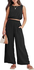 ANRABESS Womens Summer 2 Piece Outfits for Beach Vacation Fun