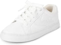 Children's Place Boys Uniform Low Top Sneakers - Simple, Comfortable