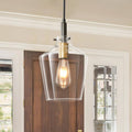 Modern Glass Pendant Lighting for Kitchen Island - Farmhouse Black