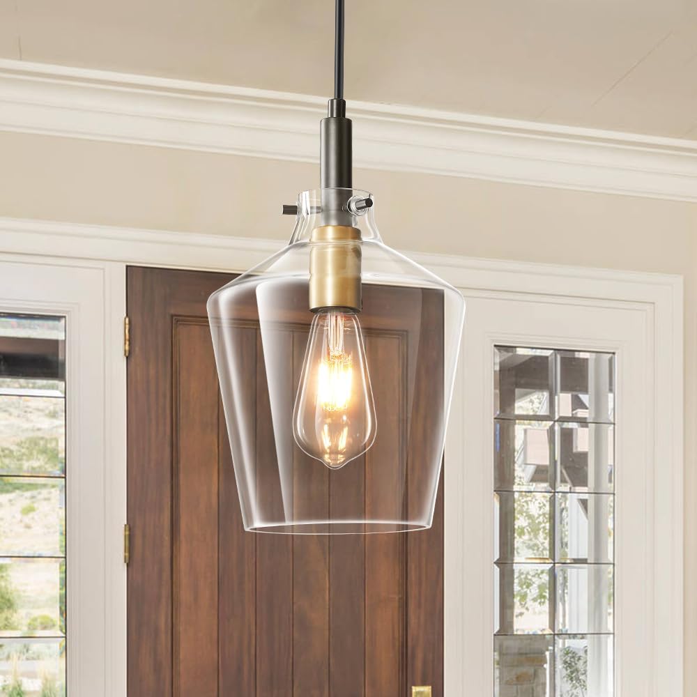 Modern Glass Pendant Lighting for Kitchen Island and Home