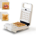 Olayks 2-in-1 Waffle Grill: Cook Delicious Meals Effortlessly