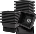 9 Inch Bonsai Training Pots 20 Pack - Durable Rectangular Nursery