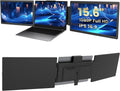15.6ft Triple Laptop Screen Extender - Portable Dual FHD Monitors