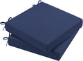 Outdoor Seat Cushions for Chairs 19in x 19in x 3in - Comfortable Navy