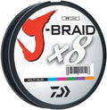 Daiwa J-Braid 300M 8-Strand Woven Round Braid Line - Smooth Long Cast