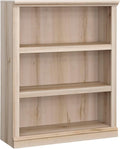 Sauder 3-Shelf Display Bookcase Pacific Maple - Versatile Storage