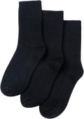 Wool Cashmere Socks for Women, 3 Pairs - Super Soft Warm Crew