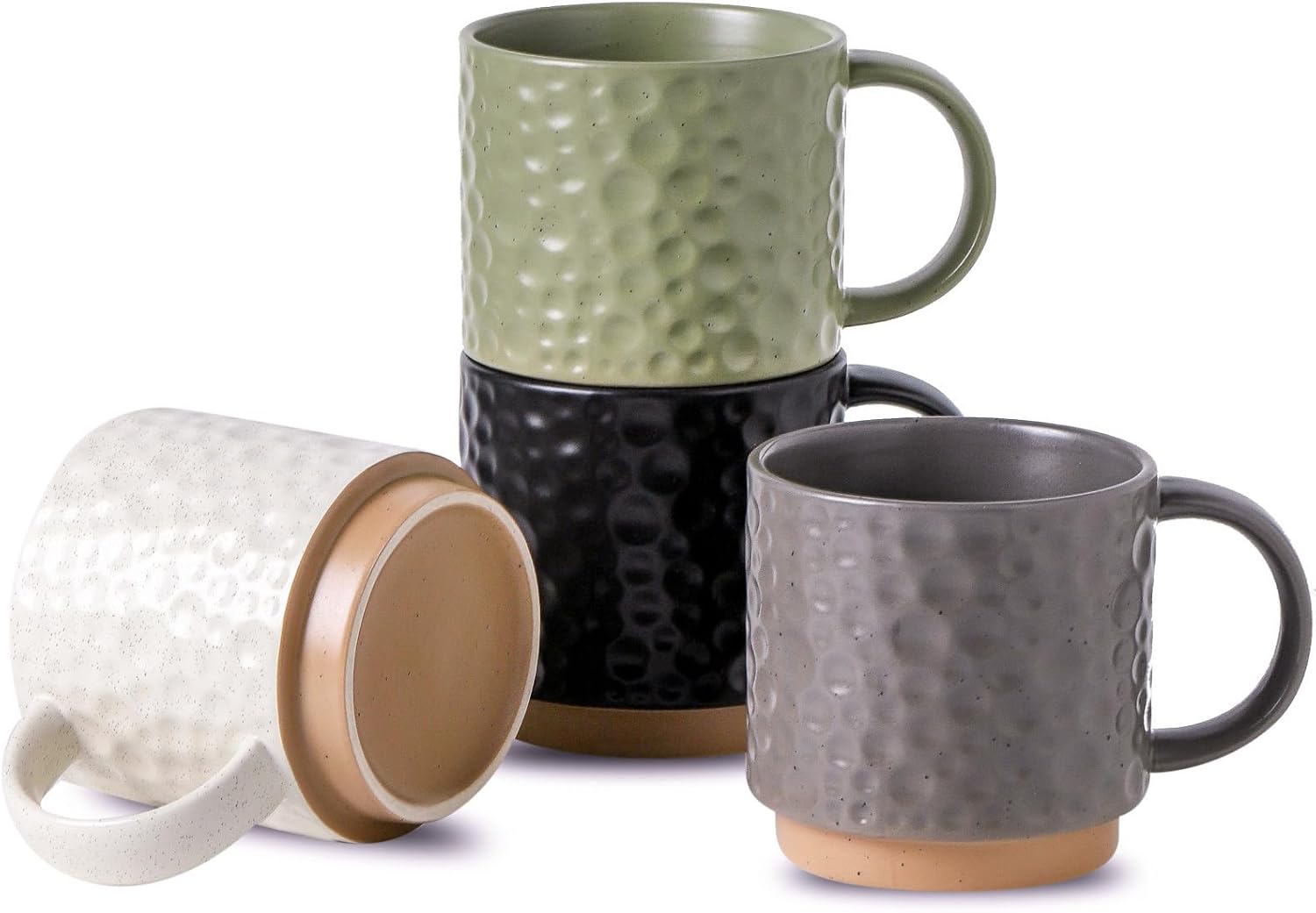 Nihow 16OZ Stackable Coffee Mug Set for Every Beverage Lover