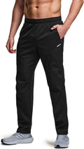 TSLA Men's Thermal Windproof Cycling Pants - Fleece Lined Cold Weather