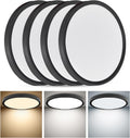12 Inch LED Flush Mount Ceiling Light 24W 2520LM - Slim 4PK
