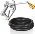 3/4-Inch NPT Fuel Nozzle with 10 ft Hose - Durable High-Flow Nozzle