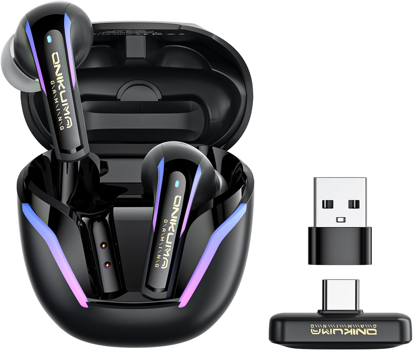 ONIKUMA Wireless Gaming Earbuds: 20ms Low-Latency for Ultimate Gaming