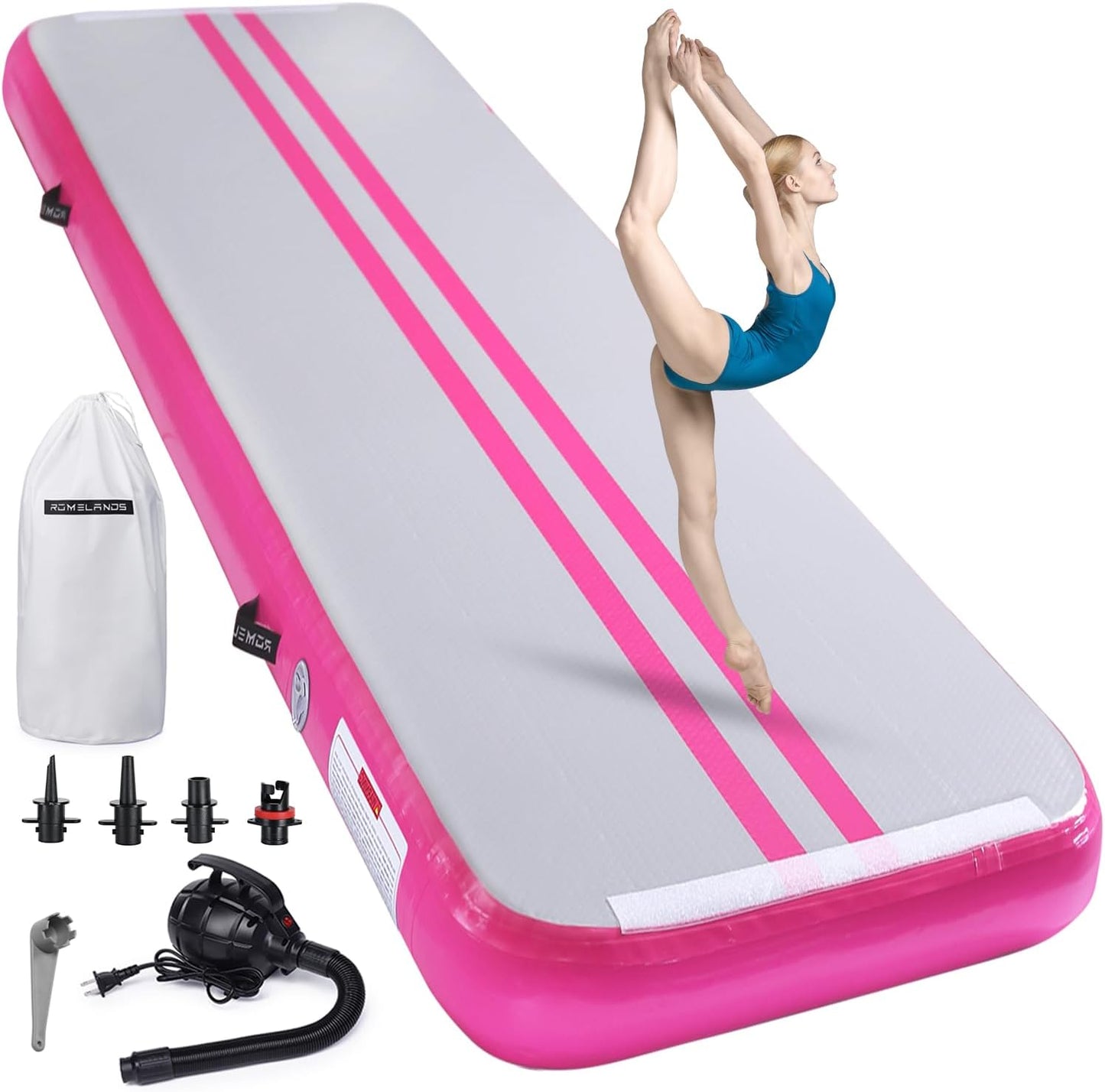 Inflatable Air Gymnastics Mat for Home and Outdoor Use