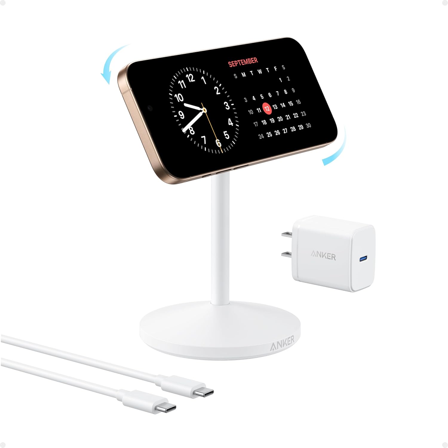 Anker MagGo iPhone 17 MagSafe Charger Stand for Fast Charging