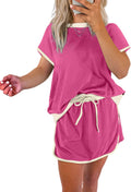 Ecosunny 2 Piece Tracksuit Skort Set for Women - Casual Lounge
