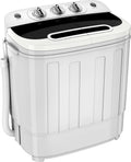 ZENY Compact Twin Tub Washer 13lbs - Laundry On-The-Go!