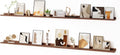 Floating Picture Ledge Shelves for Wall Set of 2, 84 Inches