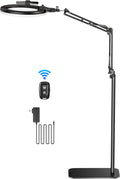 Ring Light Overhead Phone Mount 14in LED Ring Light - Stable Pro