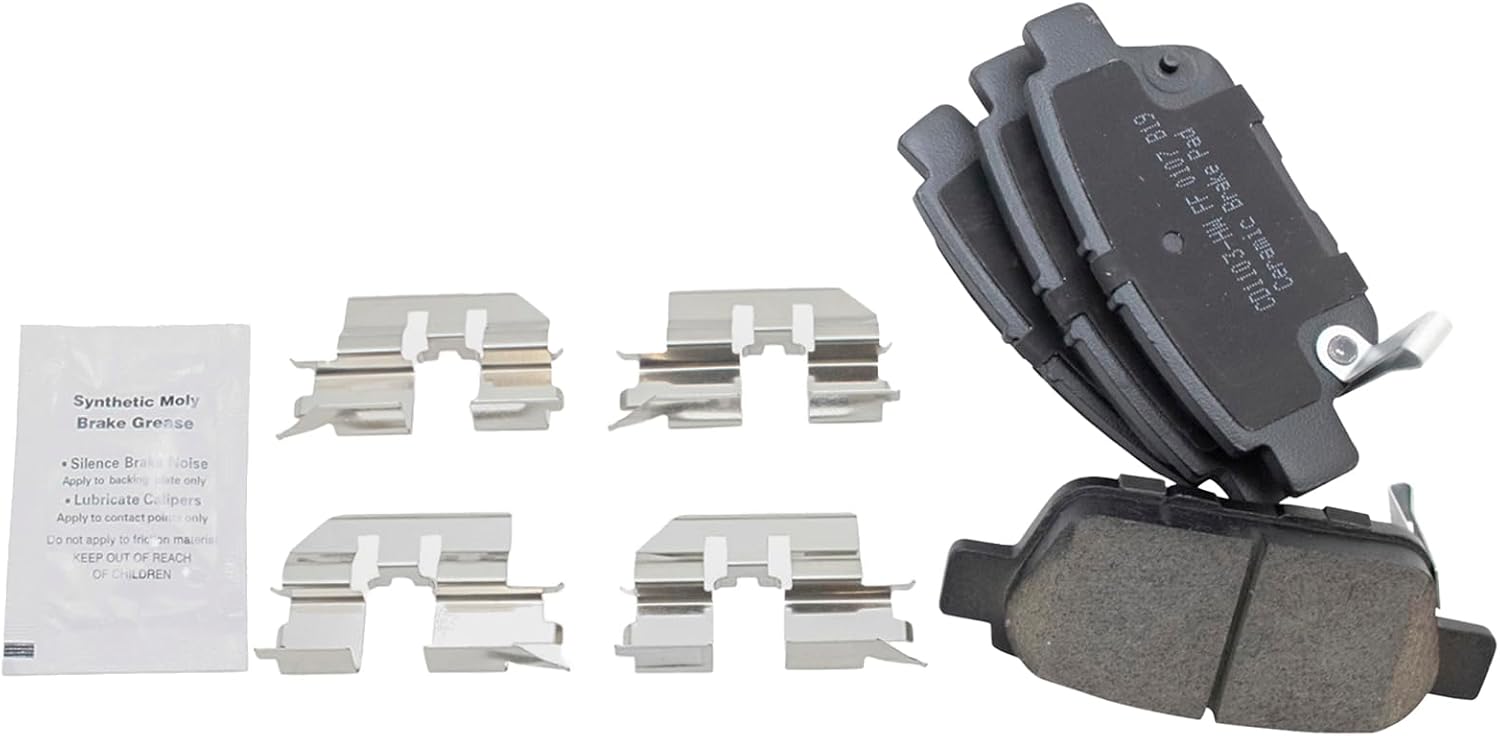 TRQ Rear Brake Pads Ceramic for 2009-2014 Acura TL & Honda Ridgeline