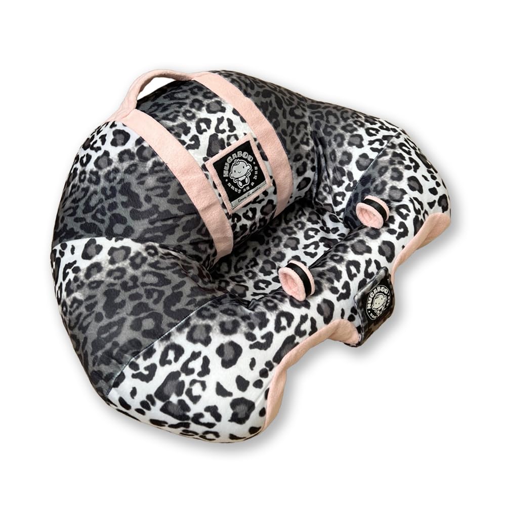 Hugaboo Infant Sitting Chair 2nd Edition in Pink Snow Leopard