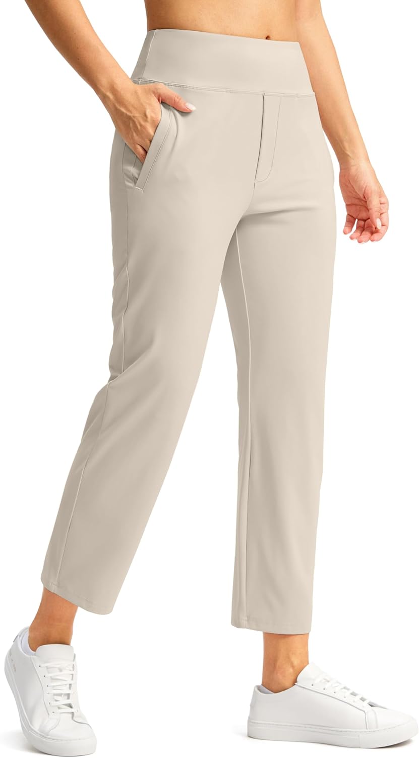 SANTINY Women's 7/8 High Waisted Stretch Ankle Pants Review