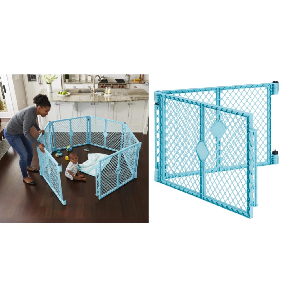 Toddleroo Superyard Indoor/Outdoor 6-Panel Baby Play Yard