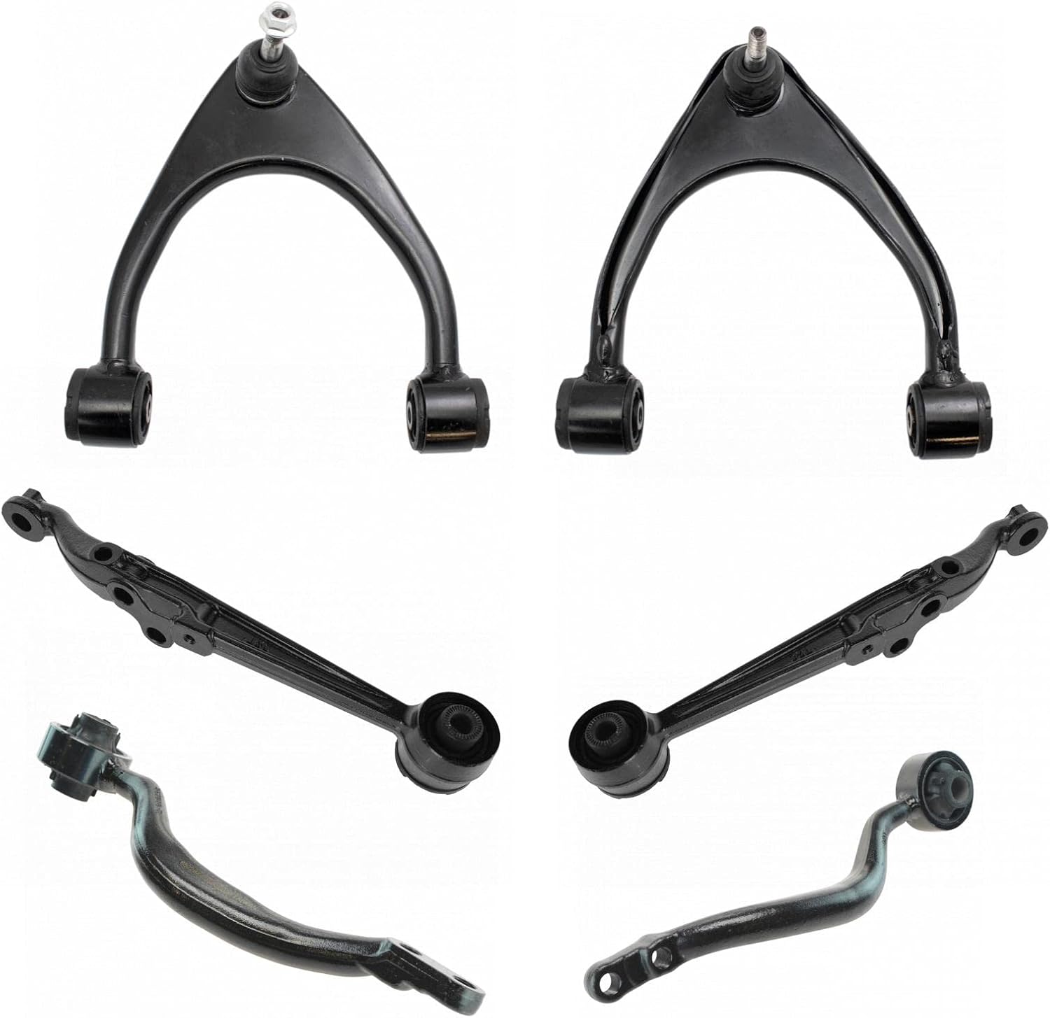 TRQ Front Upper & Lower Control Arm Set for Lexus IS300 2001-2005