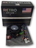 RetroArcade.us 3in Arcade Trackball with JAMMA Harness - Plug-and-Play