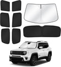 Sunshades for 2015-2025 Jeep Renegade - Full Window Privacy & Heat