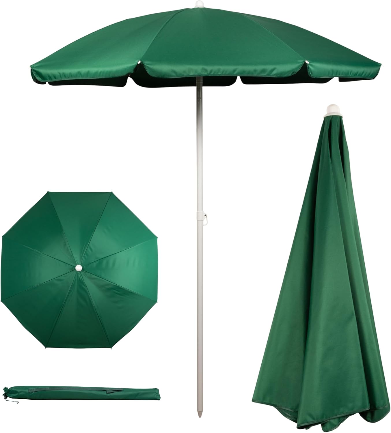 Portable Beach Umbrella with UV Protection for Outdoor Fun