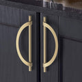 FILTA 10 Pack 7.6 in Hole Centers Brushed Gold Cabinet Pulls - Elegant