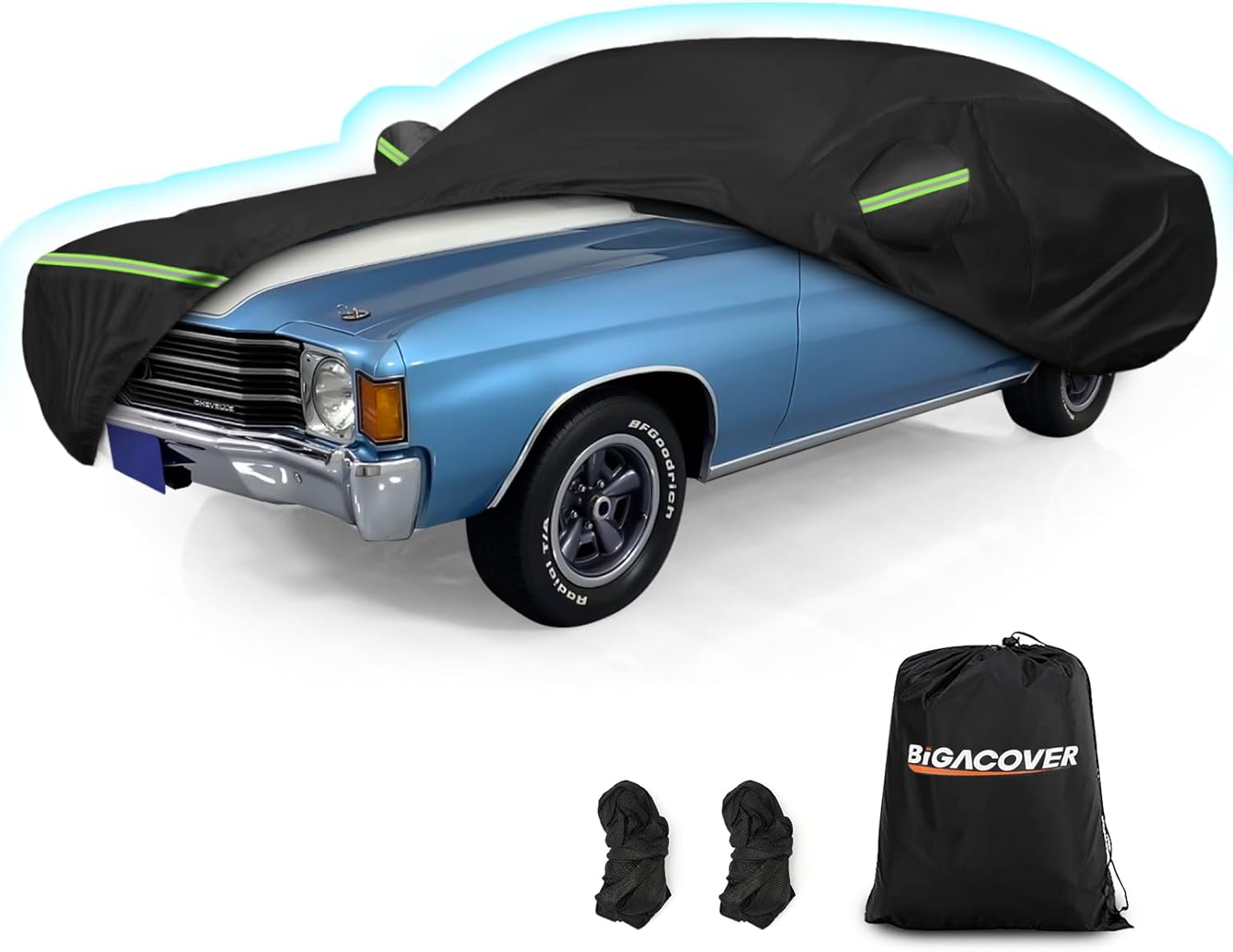 Waterproof Car Covers for Chevrolet Chevelle Malibu SS 1964-1972