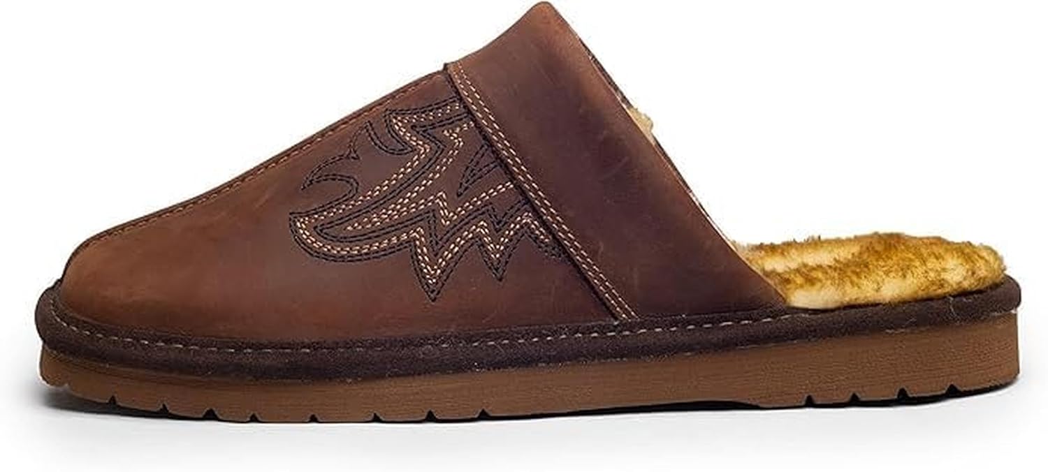 ARIAT Men's Silversmith Outdoor Indoor Western Suede Slipper