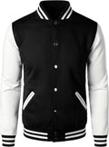 HOOD CREW Mans Varsity Baseball Jacket Cotton Blend (Style P82J)