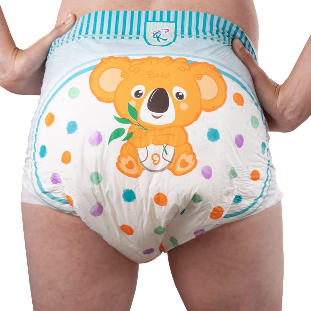 Ultimate Absorbency: Rearz Critter Caboose Diapers - 2 Pack (Medium)