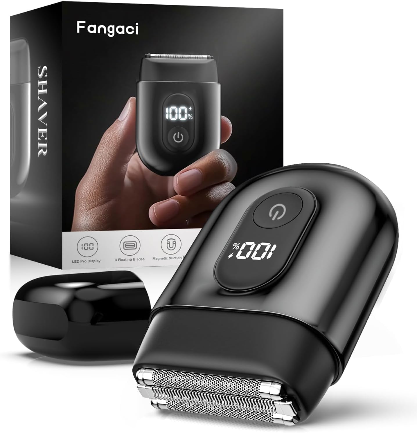 Electric Foil Shavers for Men with LED Display & 3 Blades