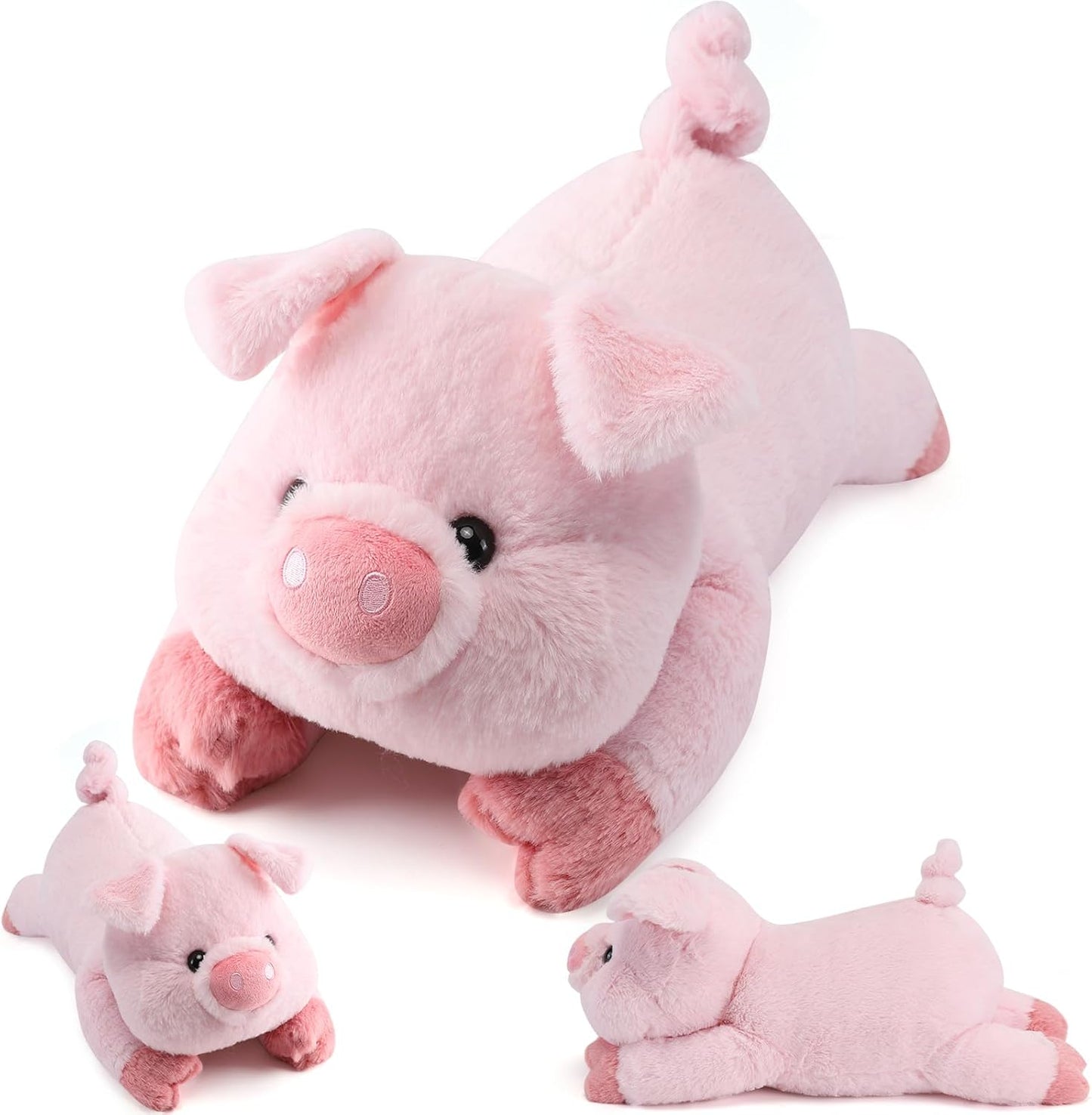 Pig Weighted Stuffed Animals - 28 Inch Plush Toy for Comfort