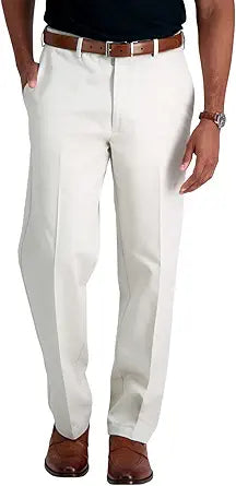 HAGGAR Mens Work to Weekend Hidden Expandable Waist Pants