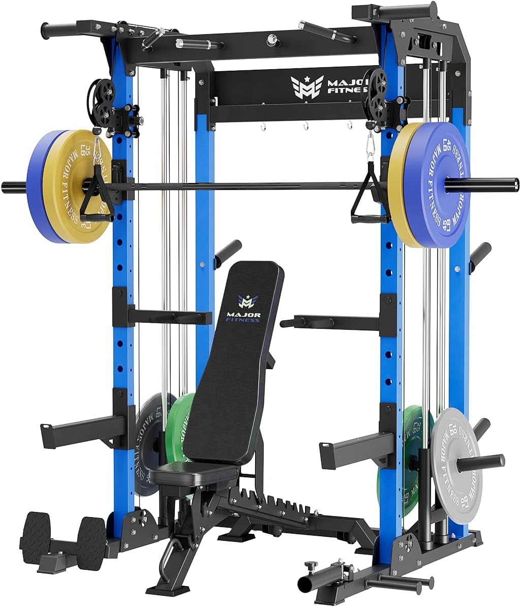 MAJOR FITNESS F22 Power Rack - 1600lbs Capacity!
