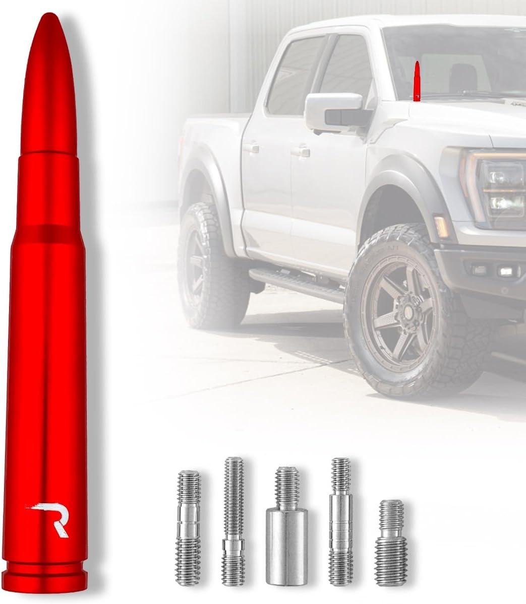 50 Cal Bullet Style Truck Antenna - Upgrade Your SUV Today