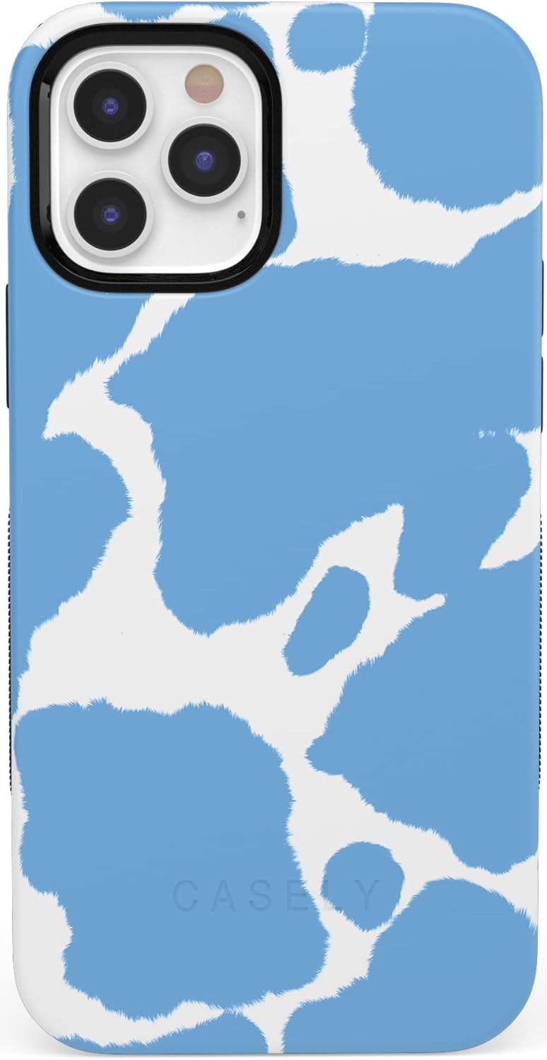 Casely iPhone 12 Pro Max Case - Bold Collection in Blue Mood