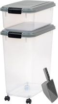 IRIS USA Airtight Dog Food Storage Container with Wheels