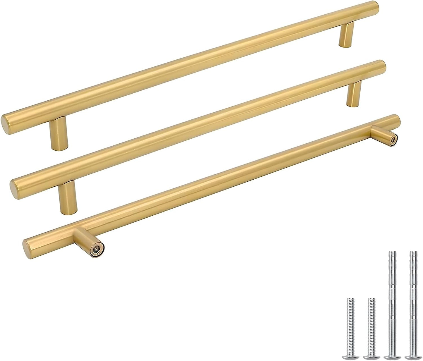 Brushed Brass Cabinet Pull Knobs for Modern Furniture Design