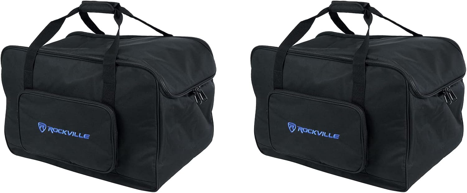 Rockville TB10 V2 10in DJ PA Speaker Bags for Safe Transport