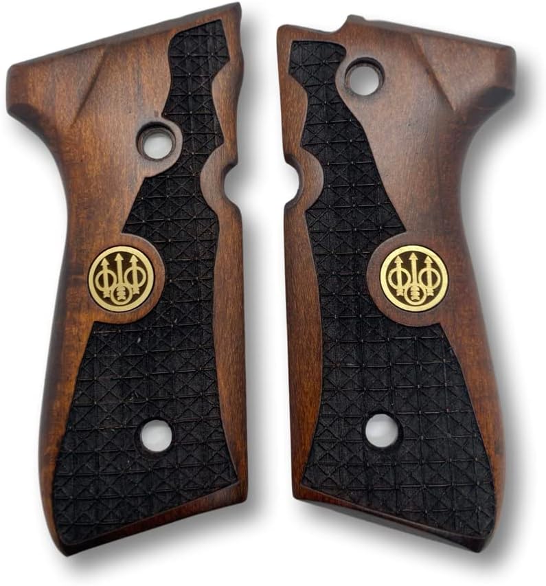 Custom Wood Pistol Grips for Beretta 92 & M9 Series Models