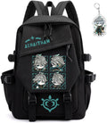 Genshin Impact Backpack Unisex Rucksack Black - Kawaii Character