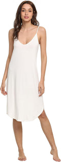 GYS Women's Bamboo Viscose Full Slip Dress - Soft, Breathable Liner