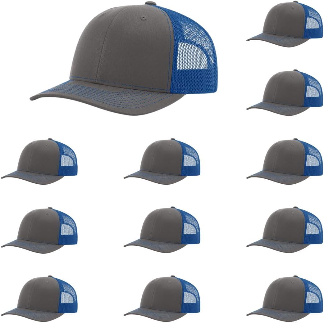 Richardson 112 Classic Six-Panel Adjustable Snapback Trucker Cap