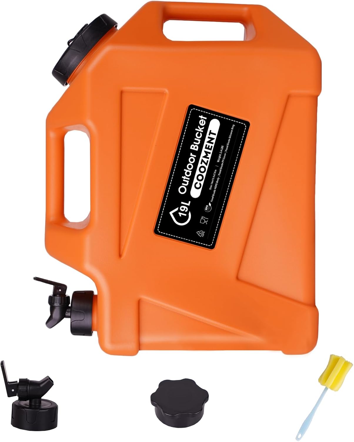 3.2 Gallon Water Containers with Spigot for Camping and Hiking