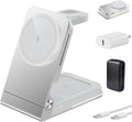 Foldable Wireless Charger 3 in 1 - Magnetic Travel Charging Stand